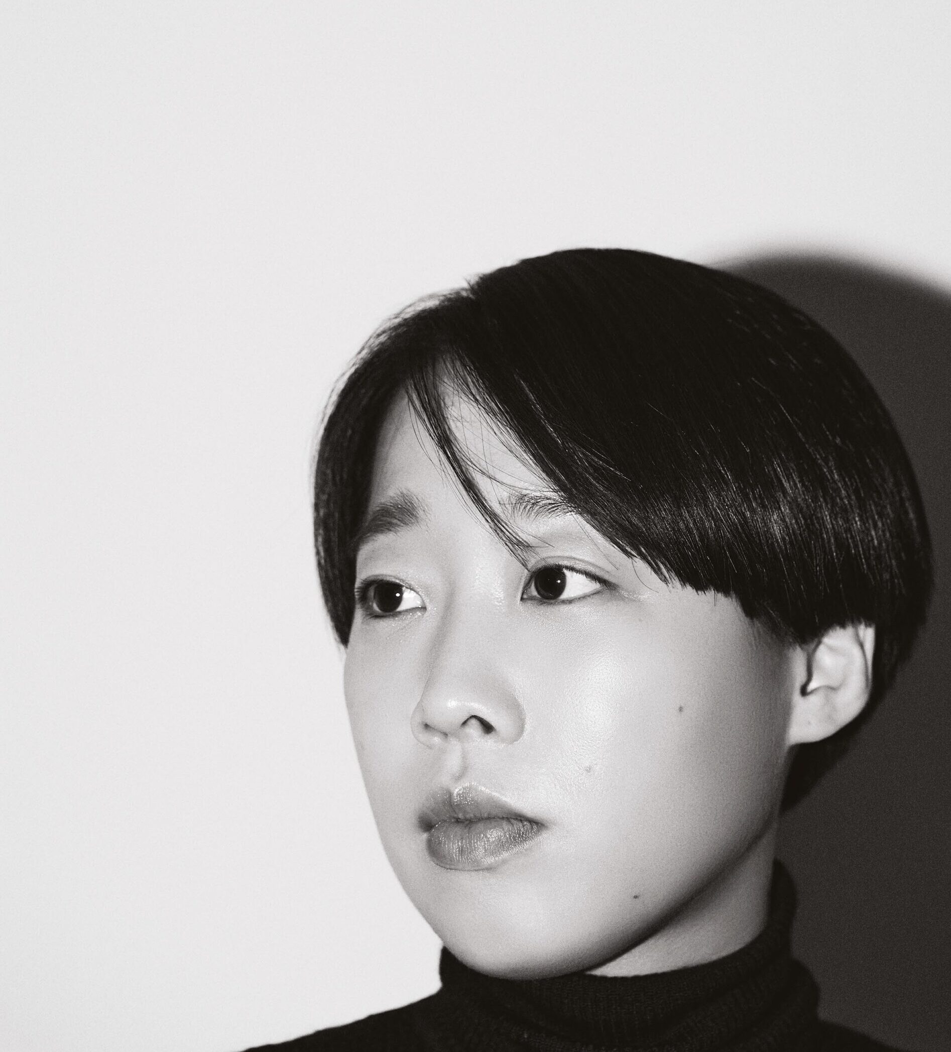 Schwarz-weiß Portrait Lee Kil Bora